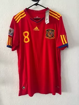 Xavi 2010 Spain FIFA World Cup Retro Home Jersey • $50