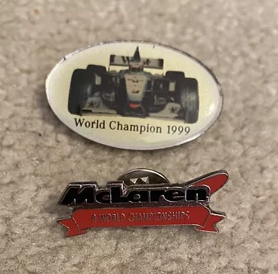 Rare Vintage McLaren West Mercedes World Championship Pin Badges Formula One • $6.22