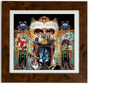 Michael Jackson Dangerous 1991  Framed Print Album Picture Art • $33.95