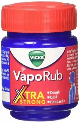 Vicks Vaporub Xtra Extra Strong 50ml Cough Cold Headache Congestion Breathe Easy • $15.40