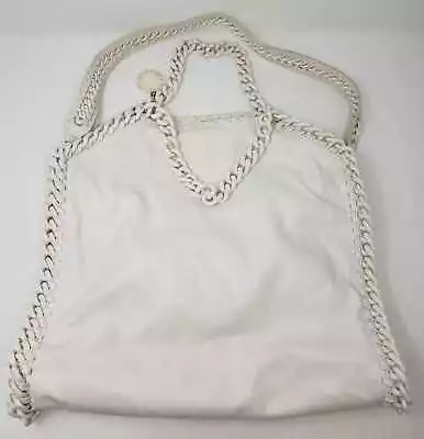 Stella Mccartney Falabella Small White Polyester Women's Handbag 234387 SD • $449.95