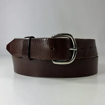 Brown Leather Work Belt - Detachable Buckle - Men's Size 40 • $11.90