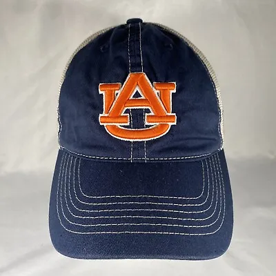 Auburn University Tigers Top Of The World Mesh Trucker Flex Fit Hat Cap Men’s L • $10.97