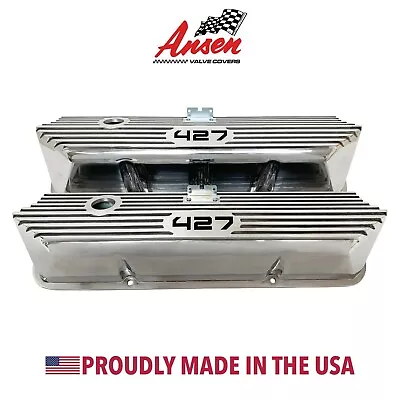 Ford FE 427 Tall Valve Covers Polished - Die-Cast Aluminum - Ansen USA • $295