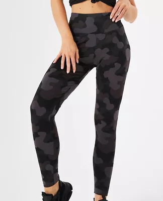 Ladies Miso High Waisted Full Length Cotton Luxe Leggings Sizes From 8 To 20 • £13.67