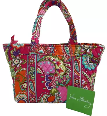 VERA BRADLEY Mandy - Over The Shoulder Purse - Pink Swirls - Excellent Condition • $34.95