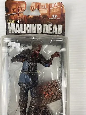 The Walking Dead Mud Zombie Walker Figure Amc Tv Series 7 Mcfarlane Complete • $28.90