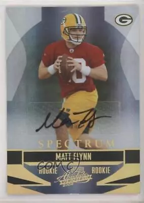 2008 Playoff Absolute Memorabilia Spectrum Gold /25 Matt Flynn Rookie Auto RC • $46.54