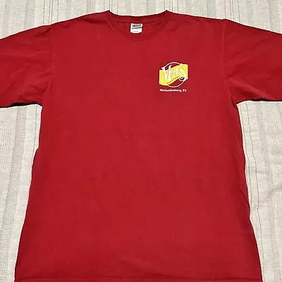 Moe’s Bar & Grill Mechanicsburg PA The Simpsons Size Large Red T-Shirt • $22