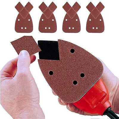 MOUSE SANDER SHEETS SANDING PADS 40 60 80 120 GRIT Fit Black & Decker • £6.79