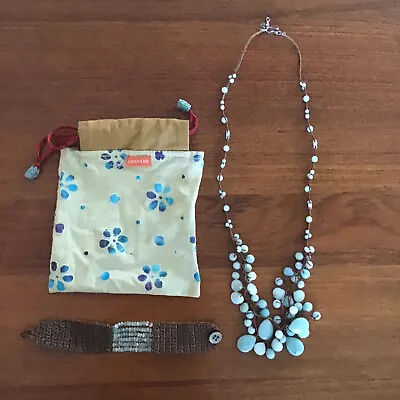 Chan Luu Apatite Beaded Rope Necklace Sterling Hook Clasp With Bag & Bonus • £120.53