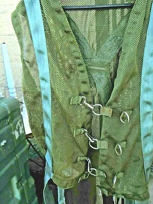 US Military Aerial SAFETY VEST ASSEMBLY Harness OD Green • $71.25