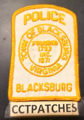 $9.99 • Buy Blacksburg, Virginia Police Shoulder Patch Va