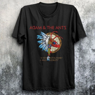 $22.79 • Buy Hot Adam And The Ants Tour Shirt Gift Funny Cotton Black Shirt FN1529