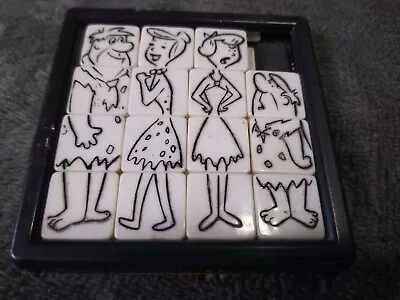 Vintage Flintstones Cartoon Tile Slide Puzzle Great Gift Anytime • $44.93