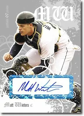 2007 MATT WIETERS Rookie Autograph SILVER Auto RC #/100 • $19.49