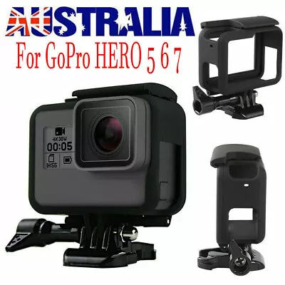 For GoPro Hero 7/6/5 Housing Border Protective Shell Case With Socket & Screw • $12.45