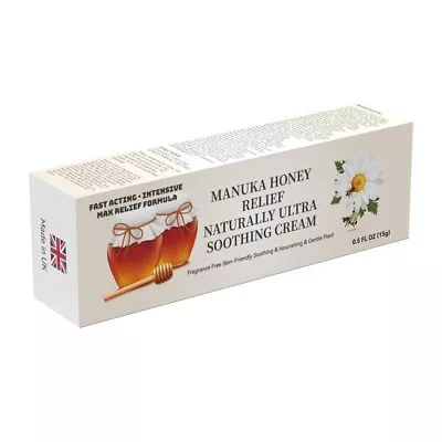 Organic Manuka Honey Eczema Cream - Gentle Relief For Itch Rash Dry Skin • $8.99