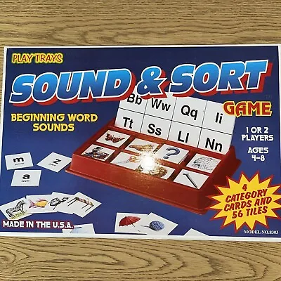 Sound And Sort Game. Early Childhood/Homeschool Phonetic Game. Vintage. • $6