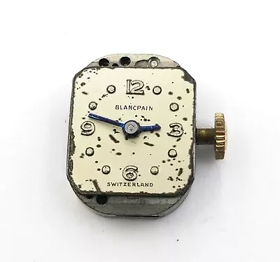 Antique Blancpain Novelty  17 J Women's Wrist Watch Movement Not Running #B604 • $17.99