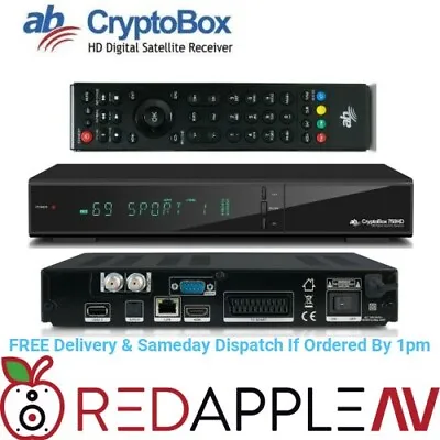 AB Cryptobox 750HD 1080p DVB-S/S2/S2X MultiCAS Digital H.265 Satellite Receiver • £129.99
