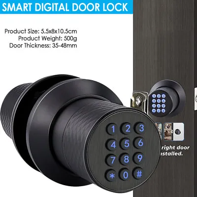 Fingerprint Door Lock Smart Digital Password Entry Lock Card Key Keypad • £42.74