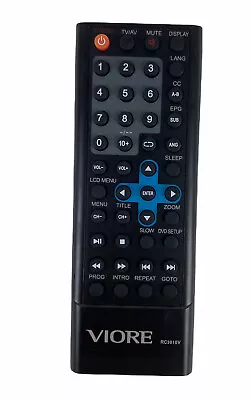 Viore RC3010V OEM Original TV Television Replacement Remote Control Tested Black • $19.99