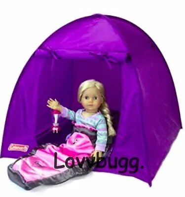 Purple Tent  For American Girl 18  Doll Camp Accessory PLUS FREESHIP ADD-ONS! • $29.95