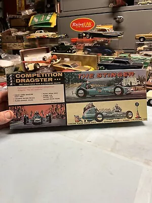 Vintage Car Model Kit Hawk Models 1961 The Stinger Dragster In Box • $55