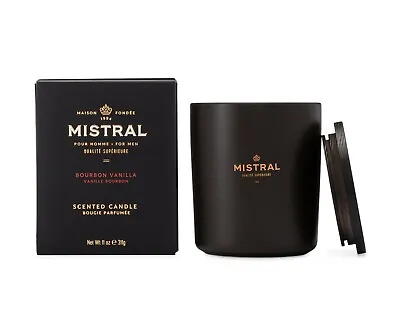 New Mistral Men's Ceramic Luxury Candle Bourbon Vanilla 11 Oz.  • $42.99