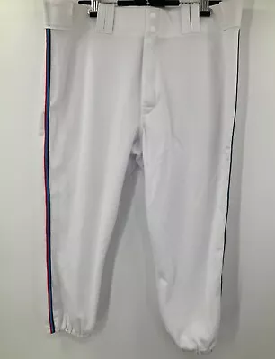 Miami Marlins Mlb White Majestic Game Used Pants 2019 Sz: 38 • $65