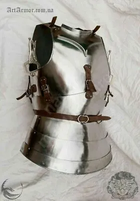 Armor Breastplate - Gothic Harness Jacket Solid Steel Medieval Armor Jacket Gift • $199