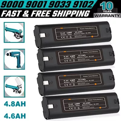 9.6 VOLT 3.6Ah Battery /Charger For MAKITA 9000 9001 632007-4 191681-2 9033 9102 • $20.89