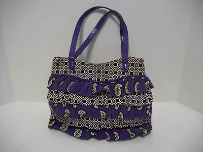 Vera Bradley Ruffled Layers Purse Simply Violet Magnetic Closure • $10