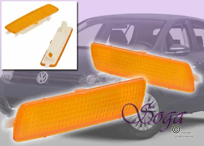 For Vw Mk6 Golf Jetta Sportwagen Amber Lens Front Bumper Side Marker Pair Us New • $17.99