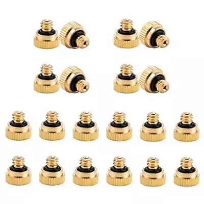 20Packs Misting Nozzles 10/24 UNC Mister 0.5mm(0.02Inch) Brass Misting Nozzle... • $18.87