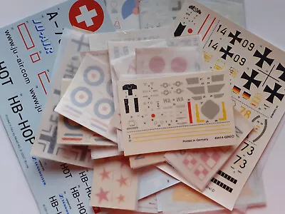 Vintage Decals Revell 1/72 1/32 1/48 1/144 • £4.99