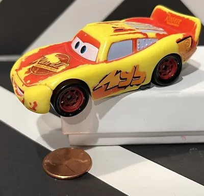 DISNEY Pixar Cars Color Change Changers Changing Lightning McQueen Red Yellow C3 • $7.99