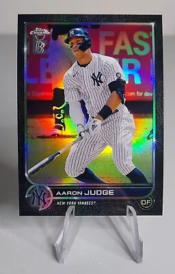 2022 Aaron Judge Topps Chrome Black Refractor Ben Baller #99 Yankees MVP • $17.60