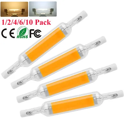 R7S LED COB 5W 10W Dimmable Glass Tube Replace Halogen Lamp J78 J118 Light Bulbs • $9.01