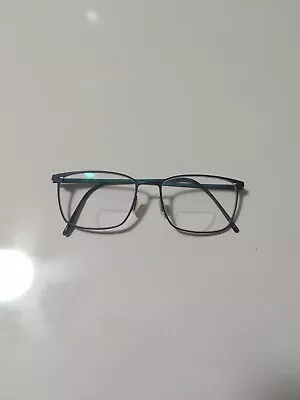 MODO 4242 Navy Unisex Square Full Rim Eyeglasses 52-16-142 B:37 • $30