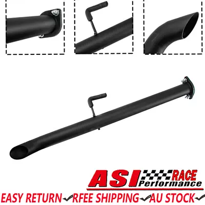 FIT Holden RG Colorado 2.8L 2.5  Mandrel Bent Muffler Eliminator Exhaust Pipe • $99