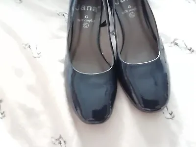 £9.99 • Buy Pavers Jana  Court Shoes Ladies Navy   Size 3.5 Comfort Sole Soft Flex