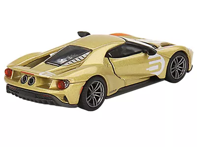Ford GT #5 Holman Moody Heritage Edition Gold Metallic W Red Accents Limited Edi • $25.45