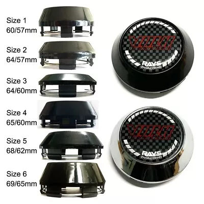 4pcs Car Wheel Center Caps Fit For Rays Volk Racing Wheel CE28n TE37 ZE40 G25 • $17.99