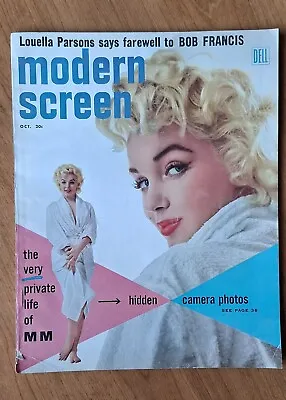 MODERN SCREEN   Magazine        RARE October  1955            MARILYN MONROE • $60