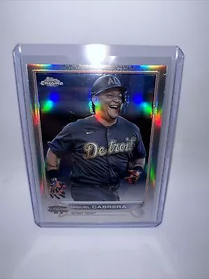 2022 Topps Chrome Update Miguel Cabrera All-Star Game Refractor #ASGC-11 Tigers • $5