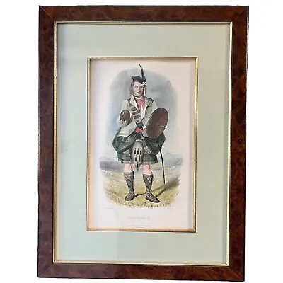 Antique Scottish Highland Clan Clanraland Lithograph Print William Bosley 1845 • $150