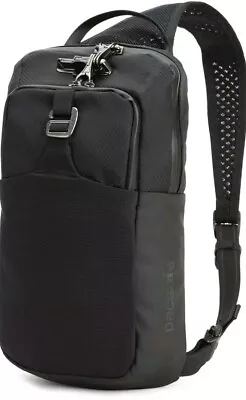 Pacsafe Venturesafe X Slingpack | Black Anti-Theft Travel Safe Bag • $149.99