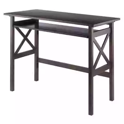 WINSOME WOOD Computer Desk 30  H X 40  W Rectangular Wood Frame In Oyster Gray • $136.37